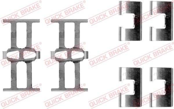 QUICK BRAKE 109-1118 - Zubehörsatz, Scheibenbremsbelag