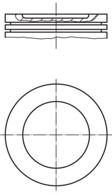 MAHLE 002 04 00 - Kolben