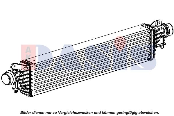 AKS DASIS 157045N - Ladeluftkühler