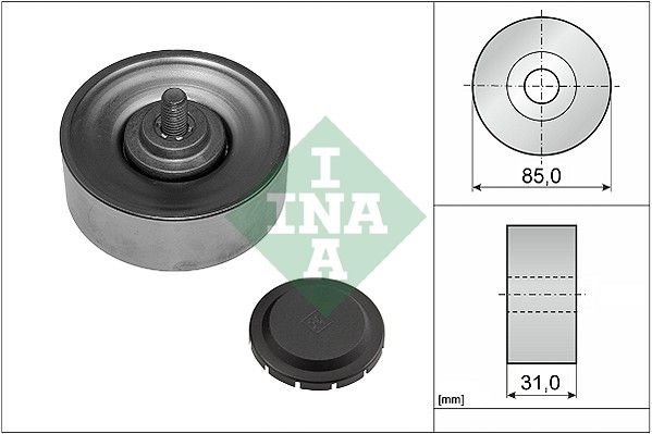 Schaeffler INA 532 0569 10 - Umlenk-/Führungsrolle, Keilrippenriemen