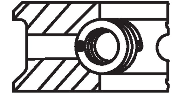 MAHLE 004 13 N0 - Kolbenringsatz