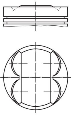 MAHLE 002 89 00 - Kolben