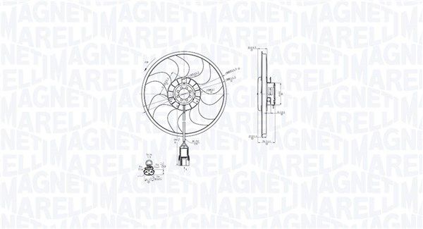 MAGNETI MARELLI 069422861010 - Lüfter, Motorkühlung