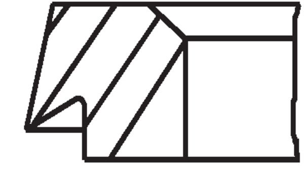MAHLE 145 30 N0 - Kolbenringsatz