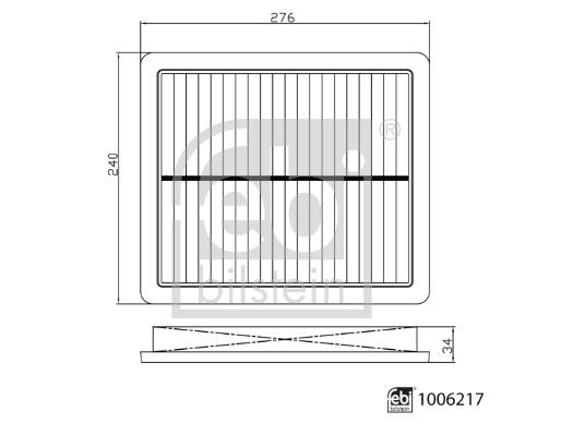 FEBI BILSTEIN 1006217 - Luftfilter
