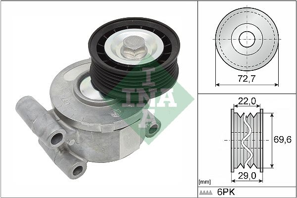 Schaeffler INA 534 0249 10 - Riemenspanner, Keilrippenriemen