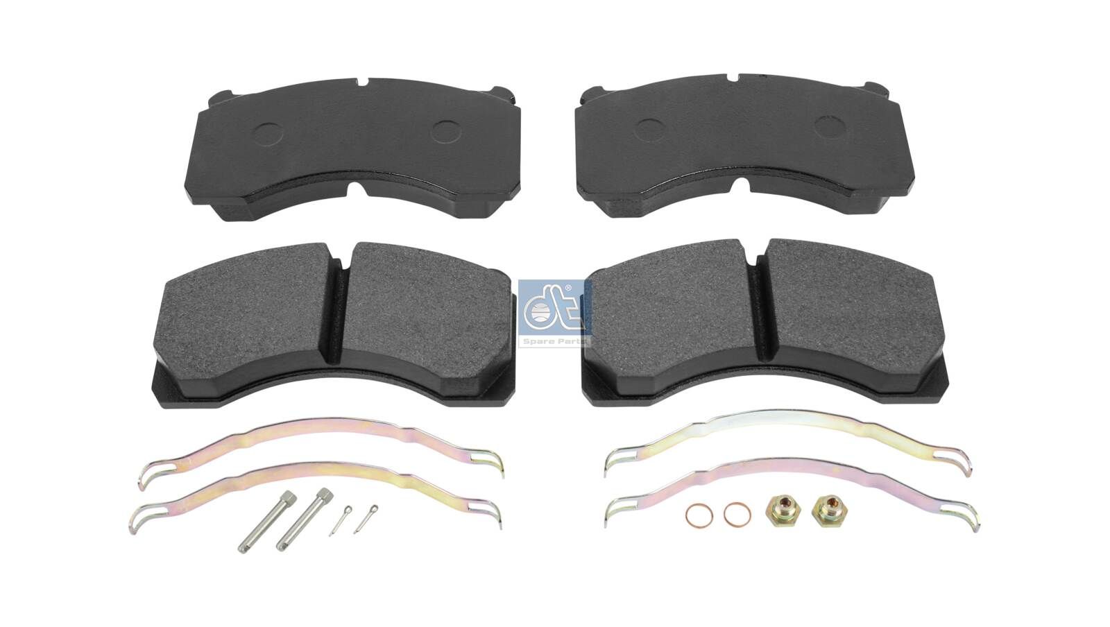 DT Spare Parts 10.24125 - Bremsbelagsatz, Scheibenbremse