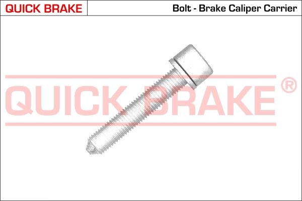 QUICK BRAKE 11612 - Schraube, Bremssattel