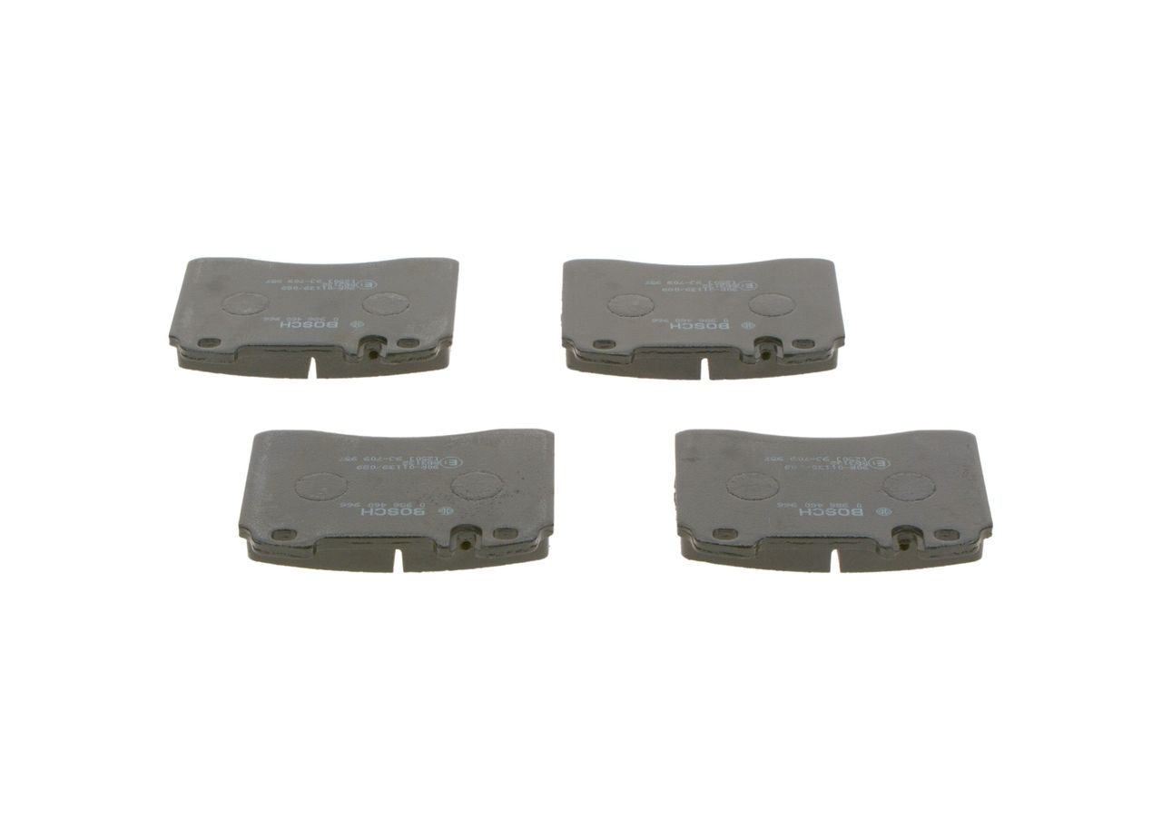BOSCH 0 986 460 966 - Bremsbelagsatz, Scheibenbremse