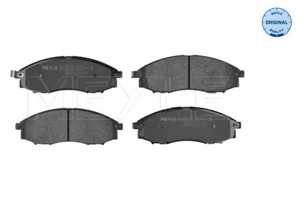 MEYLE 025 239 7017/W - Bremsbelagsatz, Scheibenbremse