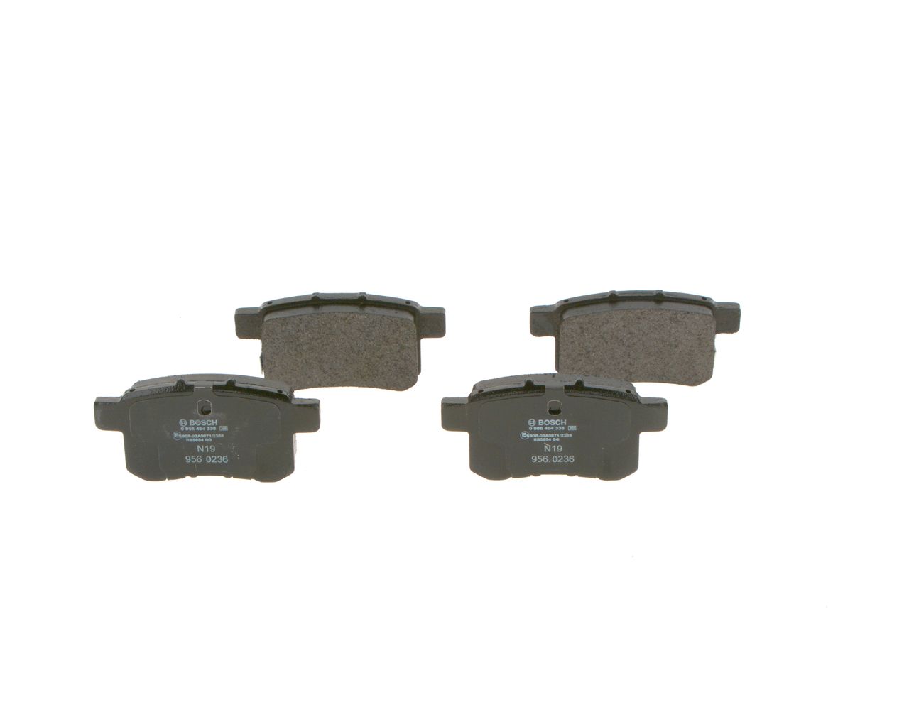 BOSCH 0 986 494 338 - Bremsbelagsatz, Scheibenbremse