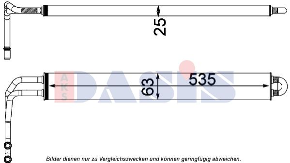 AKS DASIS 056041N - Ölkühler, Lenkung