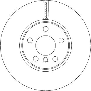 TRW DF6747S - Bremsscheibe