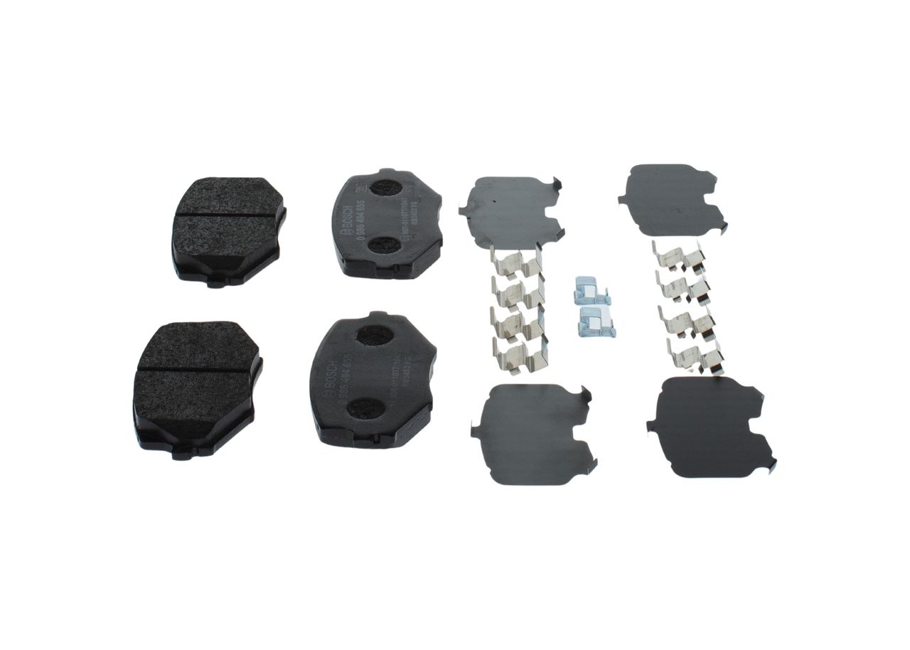 BOSCH 0 986 494 655 - Bremsbelagsatz, Scheibenbremse