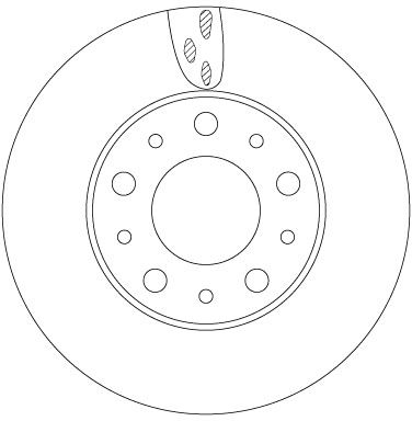 TRW DF6918S - Bremsscheibe