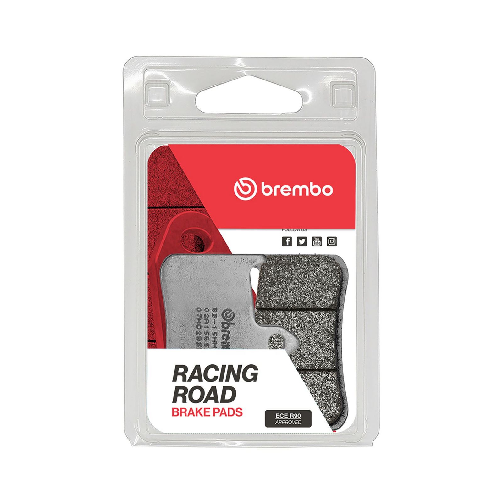 BREMBO 07HO28SR - Bremsbelagsatz, Scheibenbremse