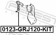 FEBEST 0123-GRJ120-KIT - Anlenkerstrebe, Niveauregulierung