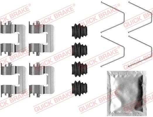 QUICK BRAKE 109-0046 - Zubehörsatz, Scheibenbremsbelag