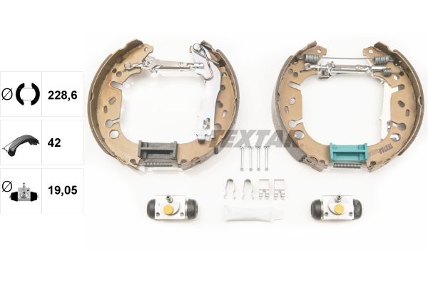 TEXTAR 84065402 - Bremsbackensatz