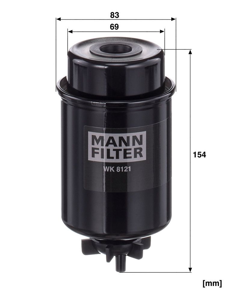 MANN-FILTER WK 8121 - Kraftstofffilter