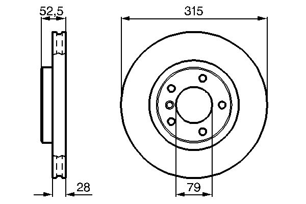 BOSCH 0 986 478 748 - Bremsscheibe