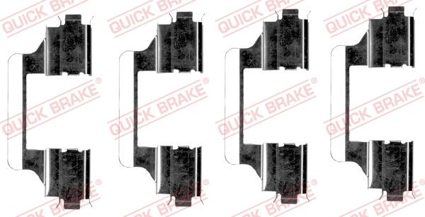 QUICK BRAKE 109-1656 - Zubehörsatz, Scheibenbremsbelag