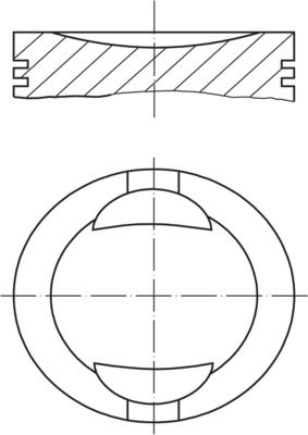 MAHLE 009 36 00 - Kolben