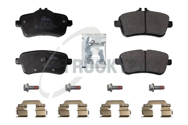 TRUCKTEC AUTOMOTIVE 02.35.496 - Bremsbelagsatz, Scheibenbremse