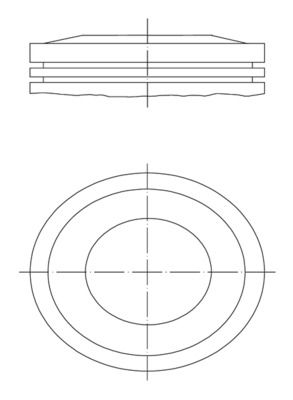 MAHLE 012 10 00 - Kolben