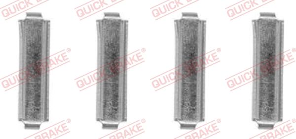 QUICK BRAKE 109-1771 - Zubehörsatz, Scheibenbremsbelag