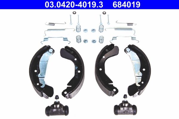 ATE 03.0420-4019.3 - Bremsbackensatz