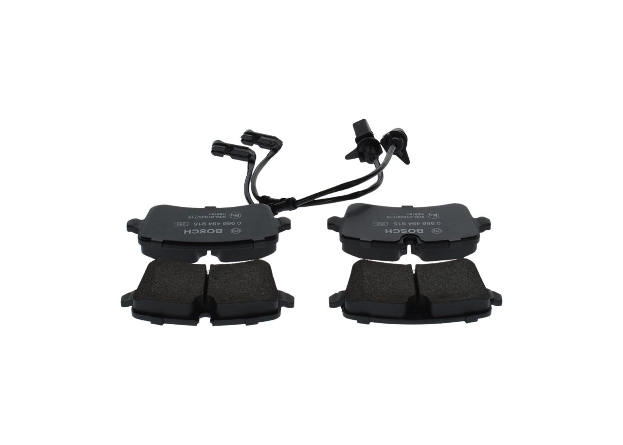 BOSCH 0 986 494 915 - Bremsbelagsatz, Scheibenbremse