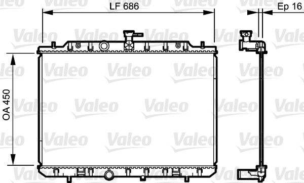 VALEO 735205 - Kühler, Motorkühlung