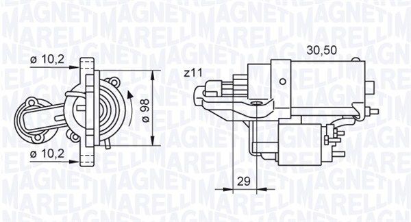MAGNETI MARELLI 063280028010 - Starter