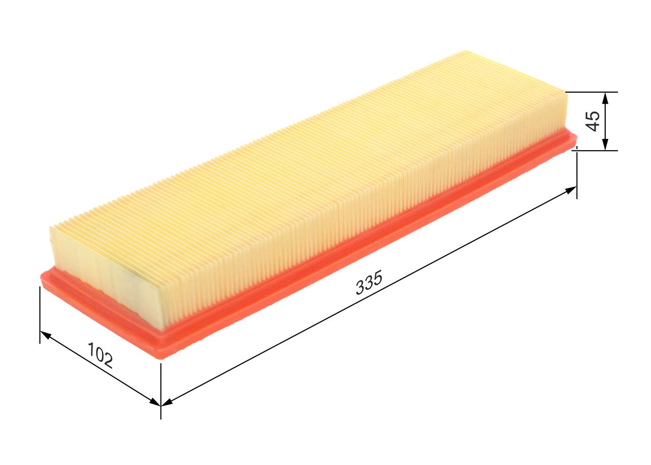 BOSCH 1 457 433 158 - Luftfilter