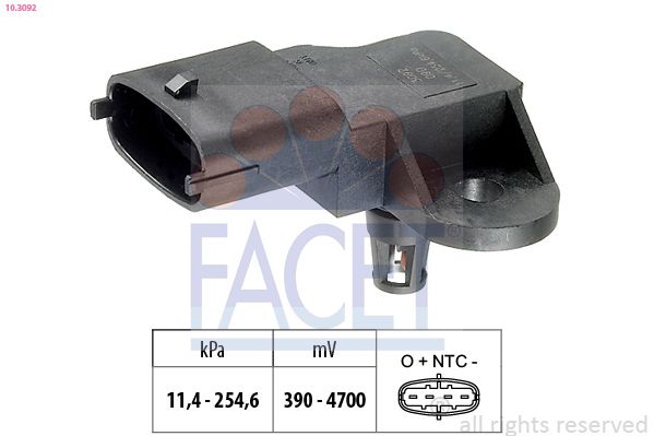 FACET 10.3092 - Luftdrucksensor, Höhenanpassung