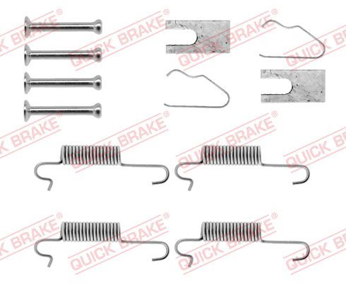 QUICK BRAKE 105-0527 - Zubehörsatz, Bremsbacken
