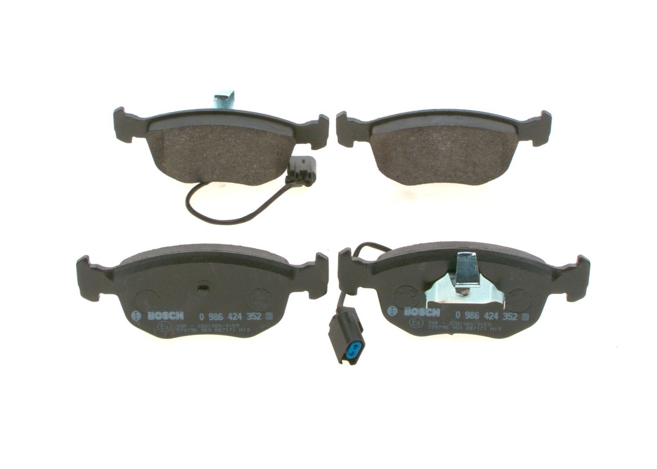 BOSCH 0 986 424 352 - Bremsbelagsatz, Scheibenbremse