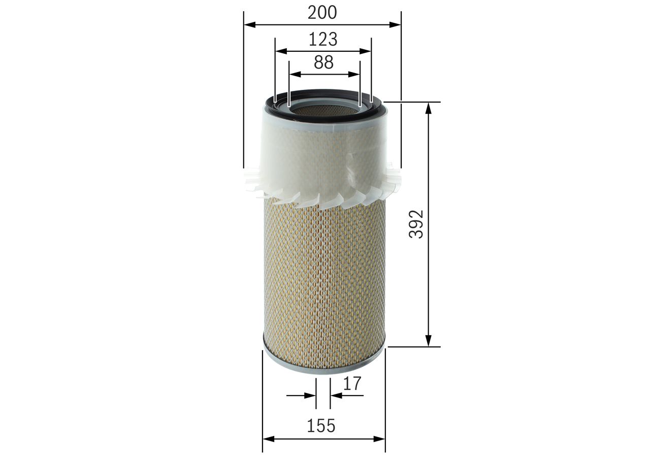 BOSCH 1 457 429 794 - Luftfilter