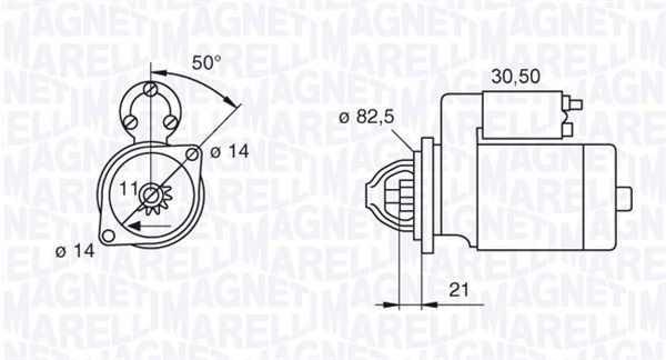 MAGNETI MARELLI 063207138010 - Starter
