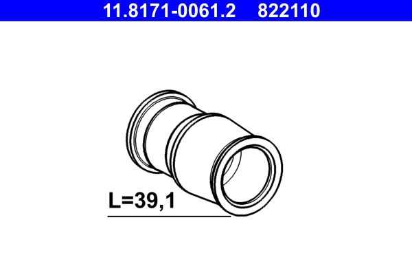 ATE 11.8171-0061.2 - Führungshülse, Bremssattel