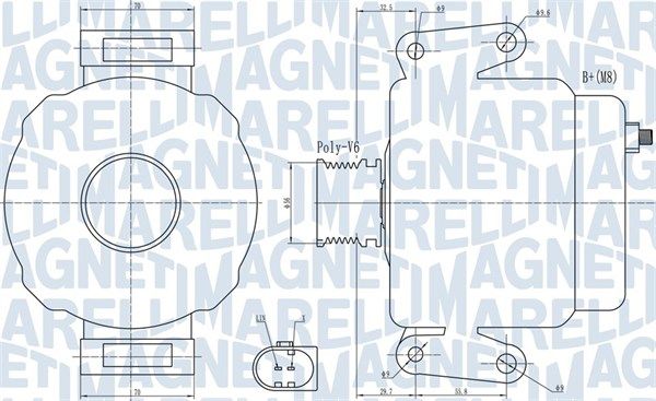 MAGNETI MARELLI 063732007010 - Generator