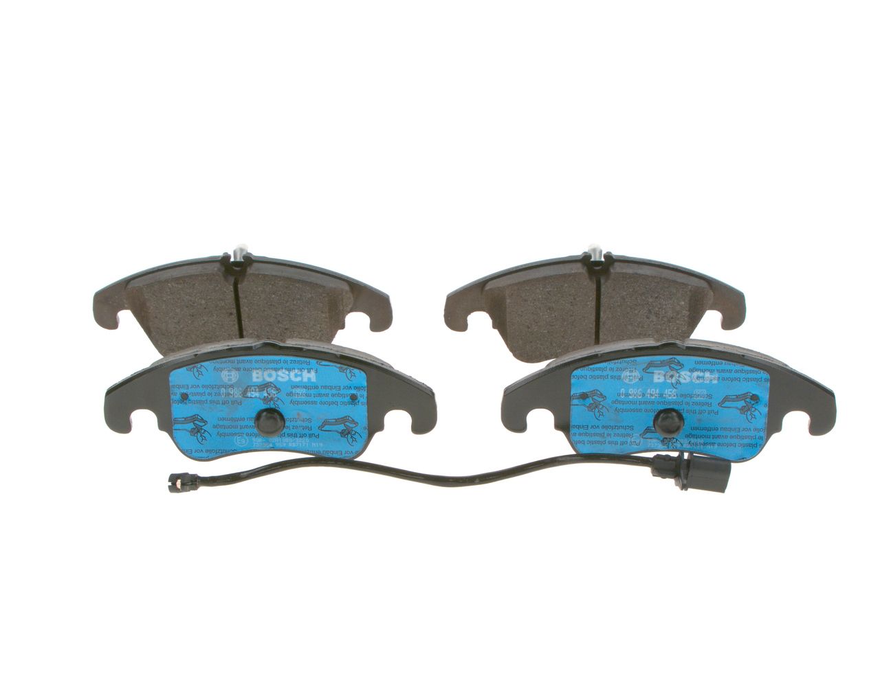 BOSCH 0 986 494 456 - Bremsbelagsatz, Scheibenbremse