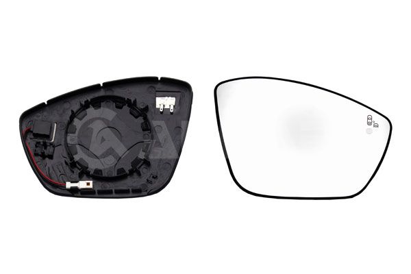 ALKAR 6432881 - Spiegelglas, Außenspiegel