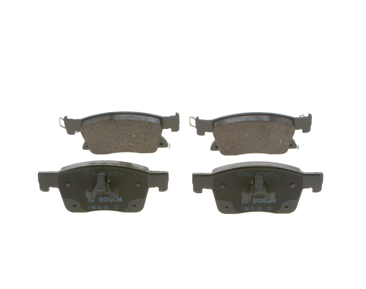 BOSCH 0 986 424 329 - Bremsbelagsatz, Scheibenbremse