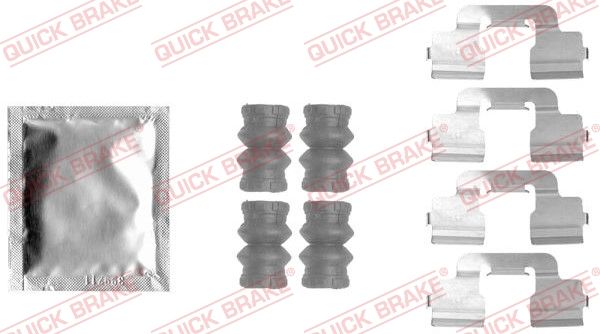 QUICK BRAKE 109-1797 - Zubehörsatz, Scheibenbremsbelag
