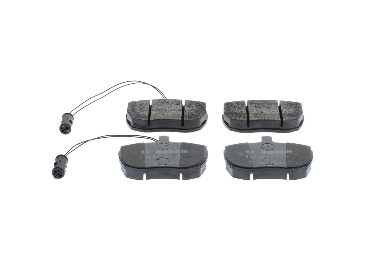 BOSCH 0 986 424 044 - Bremsbelagsatz, Scheibenbremse