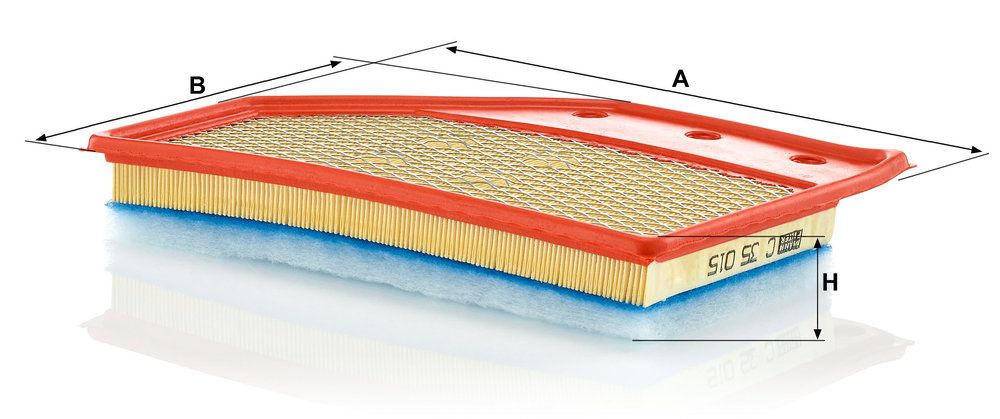 MANN-FILTER C 35 015 - Luftfilter