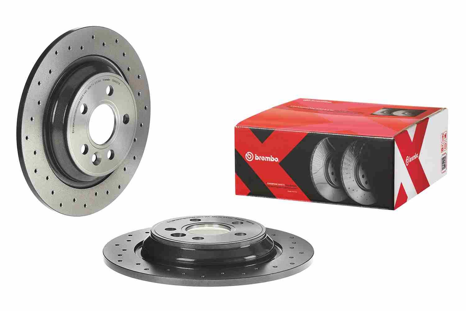 BREMBO 08.A537.1X - Bremsscheibe