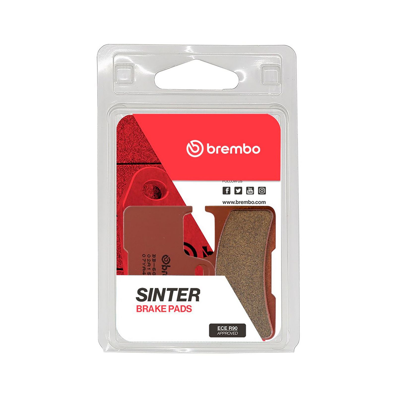 BREMBO 07YA45SD - Bremsbelagsatz, Scheibenbremse